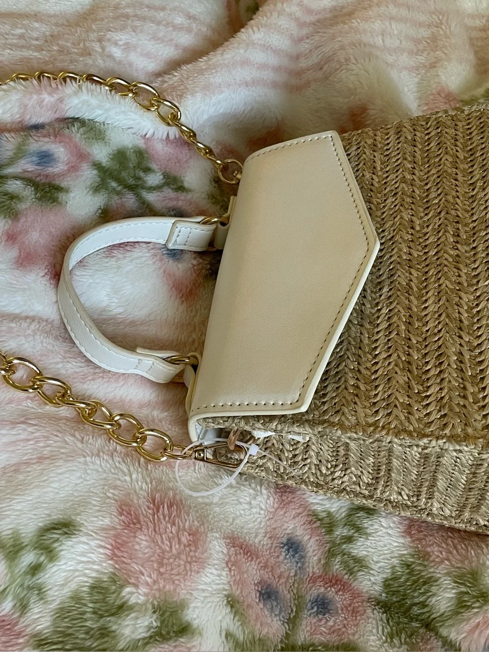 Forever 21 Crossbody Straw Bag